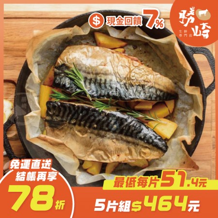 【免運直送】挪威薄鹽鯖魚切片(1片-150公克)