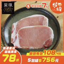 【免運直送】台灣神農1983極黑豚-菲力里肌(2片-200公克)