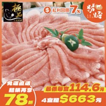 【免運直送】國產黑豚-菲力里肌豬肉片(1盒-200公克)